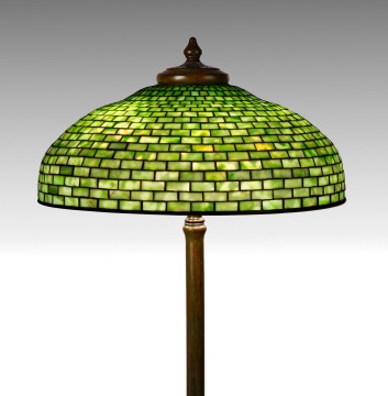 Tiffany Studios Geometric Dome Junior Floor Lamp