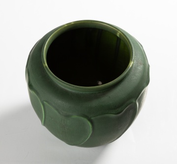 Hampshire Pottery Matte Green Vase