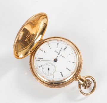 John C. Dueber 14K Gold Pocket Watch
