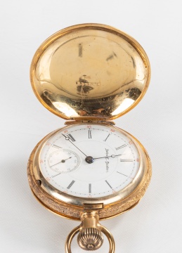 John C. Dueber 14K Gold Pocket Watch