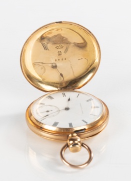 E. Howard 18K Gold Key Wind Pocket Watch