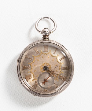 English Silver Pocket Watch