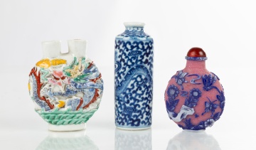 Three Snuff Bottles