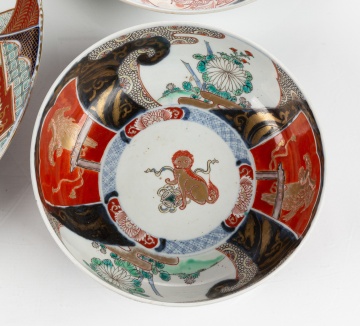 Japanese Imari Chargers & Bowl