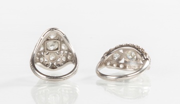 Two Platinum & Diamond Rings