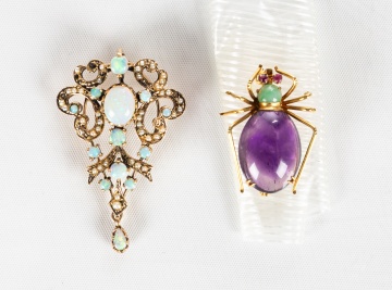 Art Nouveau Brooches