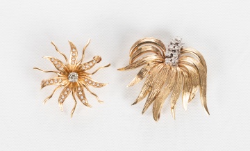 Ladies' 14K Gold Brooch & Pendant Brooch