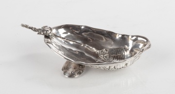 Attributed to Gorham, Narragansett Sterling Silver Shell Dish & Crab Spoon