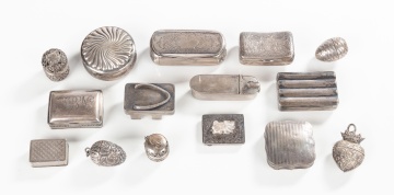 Silver Trinket / Snuff Boxes
