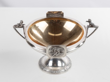 Gorham Sterling Silver Parcel Gilt Centerpiece