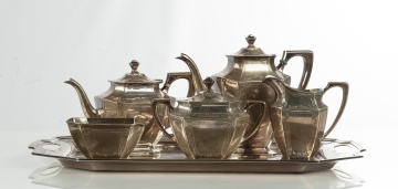 R. Wallace & Sons, Sterling Silver Tea & Coffee Service