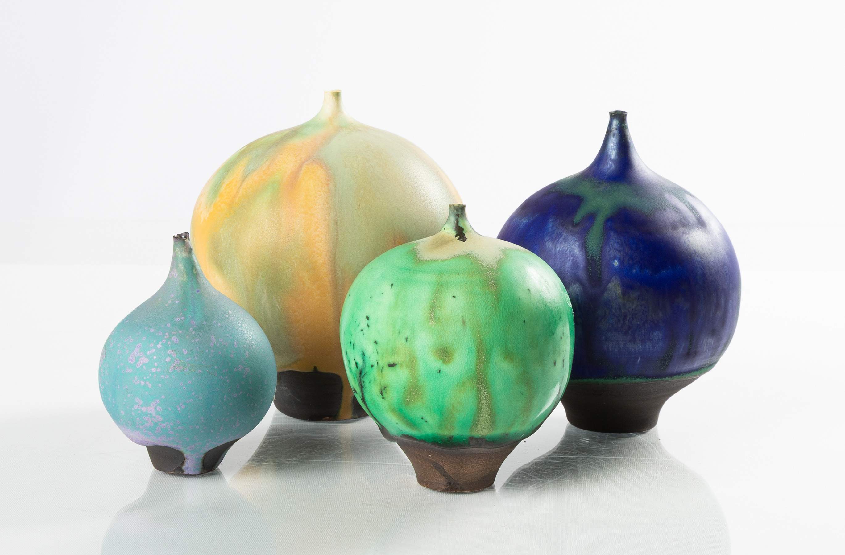 Four Rose and Erni Cabat Feelie Pots | Cottone Auctions