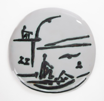 Pablo Picasso (Spanish, 1881-1973) Plongeurs (Divers), 1956 A.R. 377