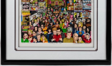 Charles Fazzino (American, b. 1955) "Remembering 60's TV"