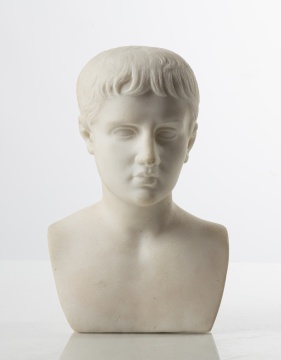 Carved Marble Bust of Napoleon