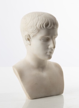 Carved Marble Bust of Napoleon