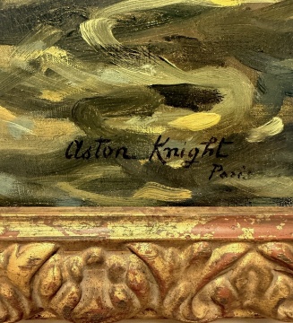 Louis Aston Knight (American, 1873-1948) "Sunset at Noisy-le-Grand"