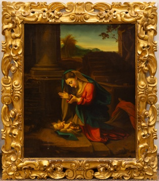 After Antonio da Correggio (Italian, 1489-1534) Madonna Che Adora