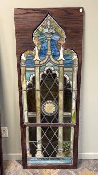Tiffany Studios, Four Gothic Revival Leaded Glass Windows