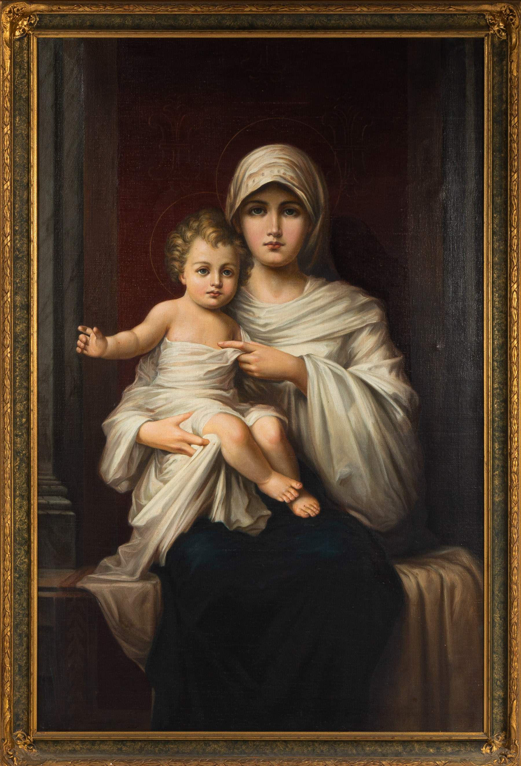 After Nathaniel Sichel (German, 1843-1907) Madonna & Child | Cottone