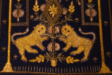 Jewish Torah Parochet Curtain / Tapestry