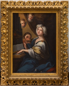 After Selbastiano Conca (Italian, 1680-1764) St. Cecilla