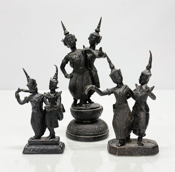 Bronze Statues of Thai Dancers