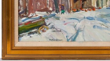 Milton W. Holm (American, 1903-1999) Winter Scene