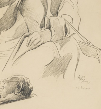 Alexander Oscar Levy (American, 1881-1947) Drawing