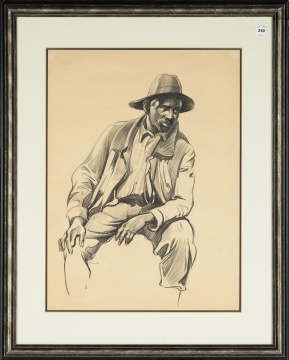 Alexander Oscar Levy (American, 1881-1947) Drawing