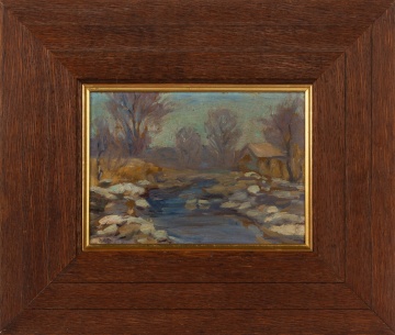 Bolton Coit Brown (American, 1864-1936) "Creek at Shady Woodstock"