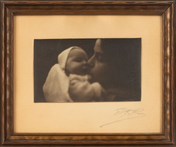 Ernest Joseph Rawleigh (English-born Canadian-American, of the Roycroft Inn, 1883-1954) Photograph of Woman and Child