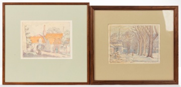 Three Jane Berry Judson (American, 1868-1935) Woodblock Prints