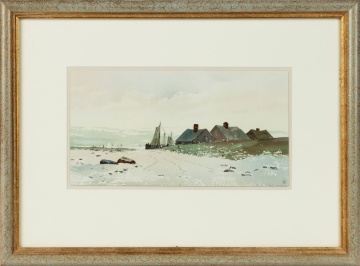 Louis Kinney Harlow (American, 1850-1913) New England Coastline