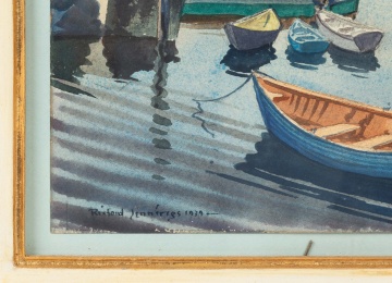 Rixford (Rix) Upham Jennings (American, of the Roycroft Inn, 1906-1996) Watercolor