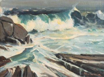 Walter Bollendonk (American, 1897-1977) "Pemaquid Point, Maine"