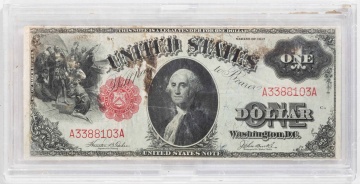 1917 George Washington 1 Dollar Saw-Horse Note