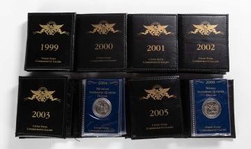 1999-2006 U.S. Commemorative Gallery Statehood Quarter Dollars