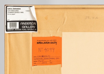 Lawrence Calcagno (American, 1913-1993) "Sun Obscured"