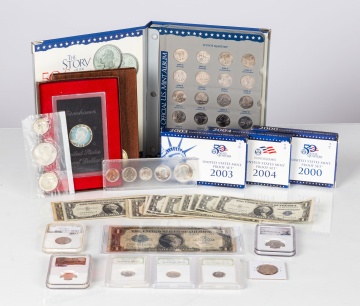 Collection of U.S. Coins & Currency