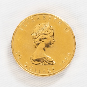 Canadian 50 Dollars - Elizabeth II Gold Coin