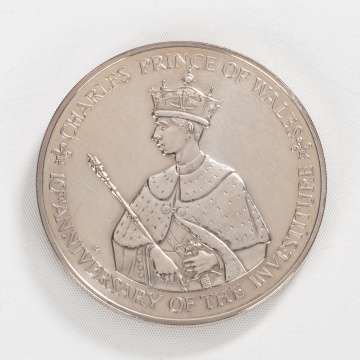 Jamaican 1979 $25 Prince Charles Silver Coin