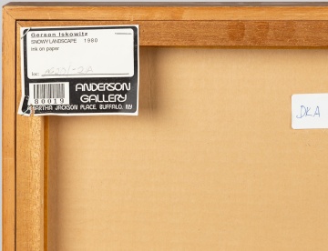 Gerson Iskowitz (Polish/Canadian, 1921-1988) Snowy Landscape