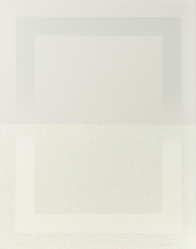 Elaine Kurtz (American, 1928-2003) "White Spectrum Series" & "Study in Warms and Cools"