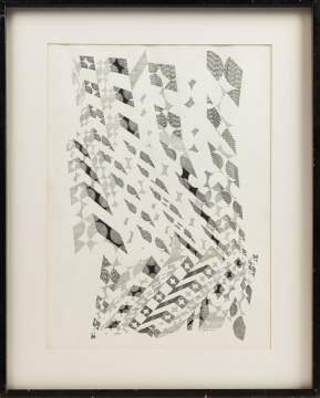 Francis Hewitt (American, 1936-1992) "Metaphysical Wallpaper"