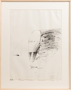 Nathan Oliveira (American, 1928-2010) "Nose, Head and Mouth"