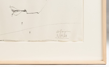 Nathan Oliveira (American, 1928-2010) "Nose, Head and Mouth"