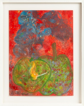 Robert Beauchamp (American 1923-1995) Figure and Apples