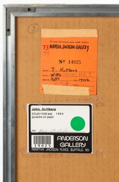 Two John Hultberg (American, 1922-2005) Works