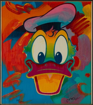 Peter Max (German/American, b. 1937) Donald Duck